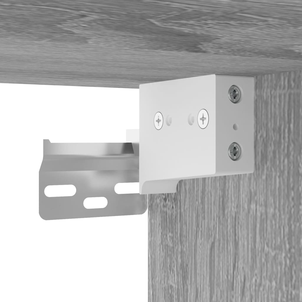 Highboard Grey Sonoma 34,5x34x180 cm Engineered Wood