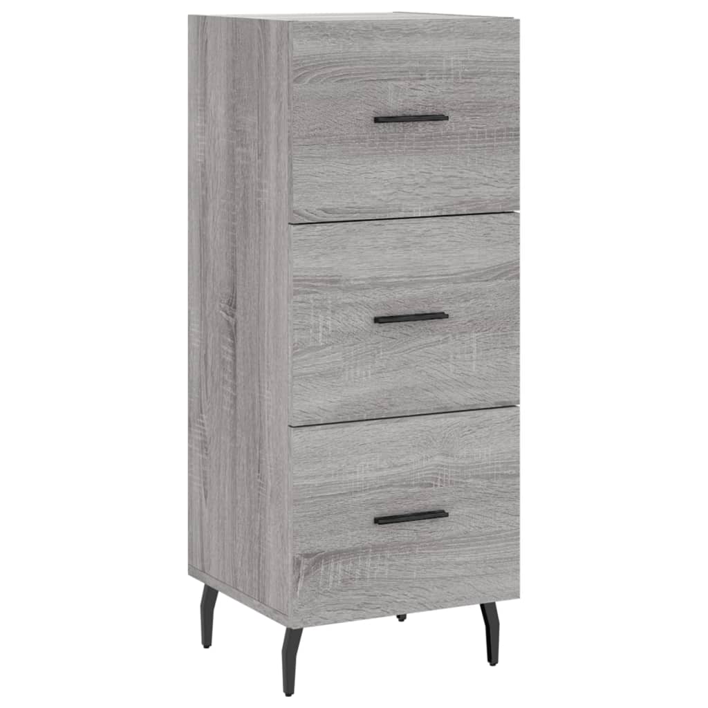 Highboard Grey Sonoma 34,5x34x180 cm Engineered Wood