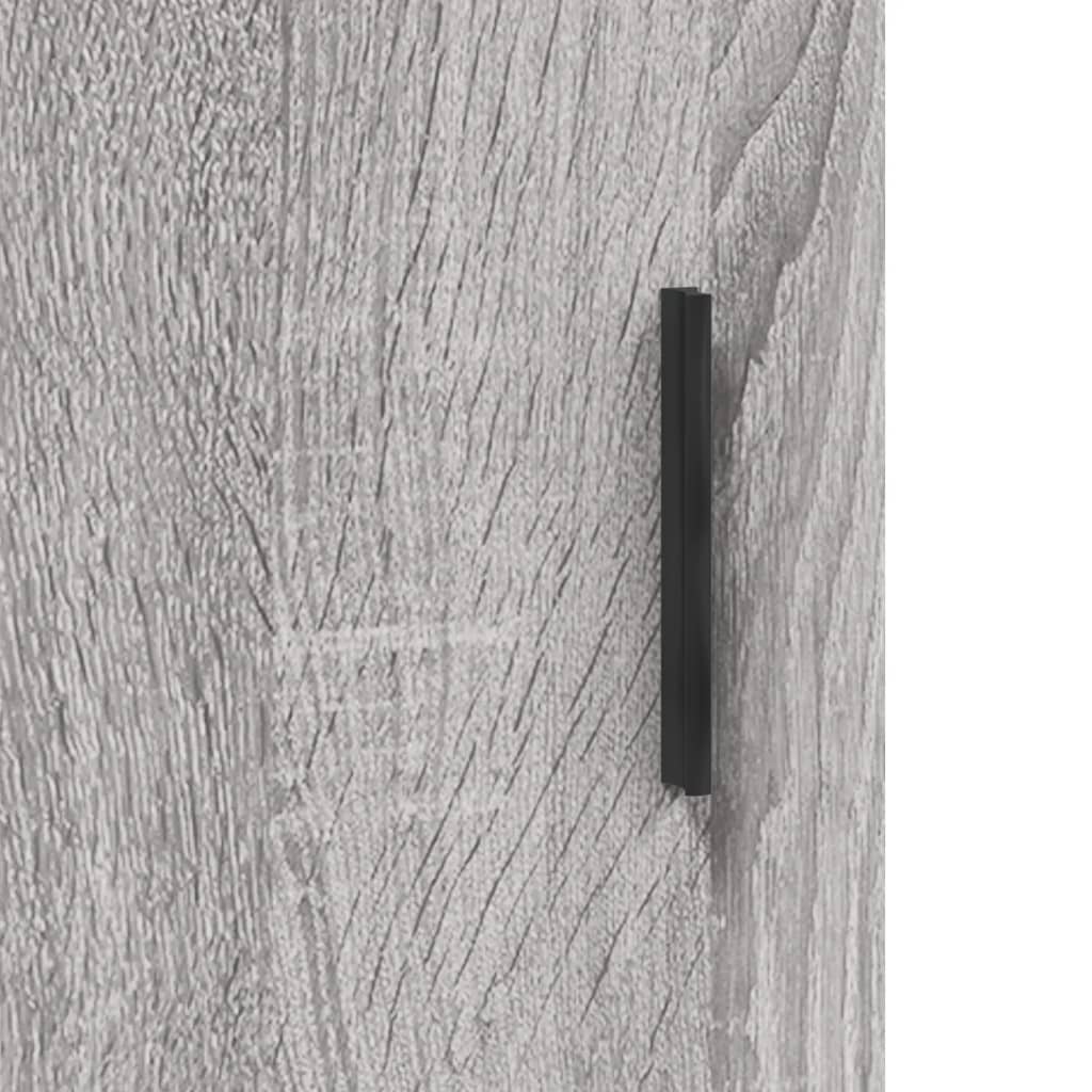 Highboard Grey Sonoma 34,5x34x180 cm Engineered Wood