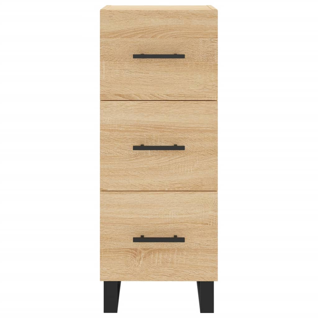 Highboard Sonoma Oak 34,5x34x180 cm Engineered Wood