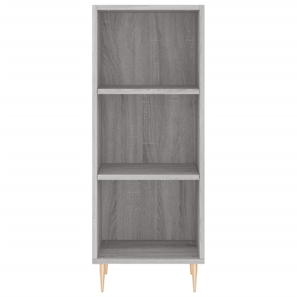 Highboard Grey Sonoma 34.5x34x180 cm Engineered Wood