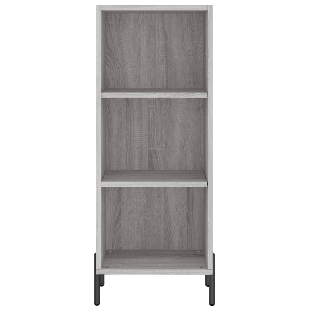 Highboard Grey Sonoma 34,5x34x180 cm Engineered Wood