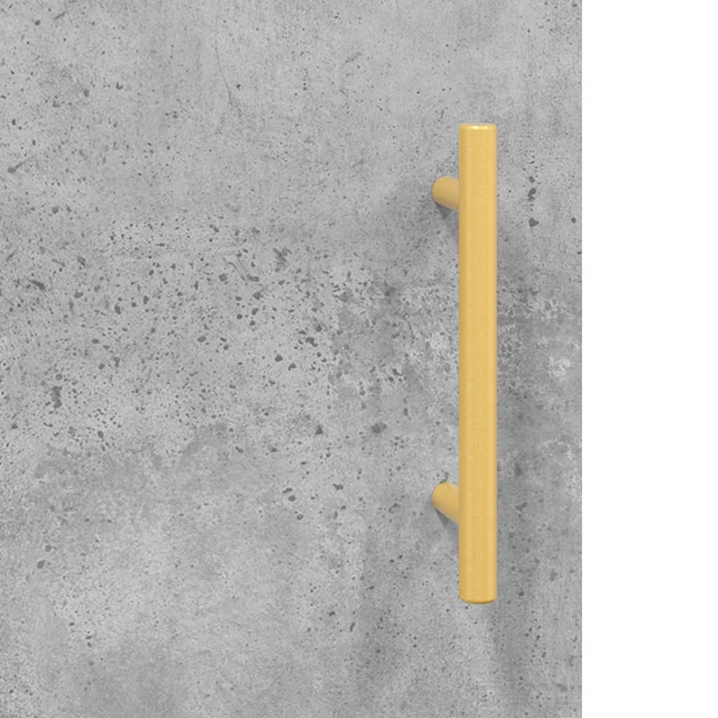 Highboard Concrete Grey 69,5x34x180 cm Engineered Wood
