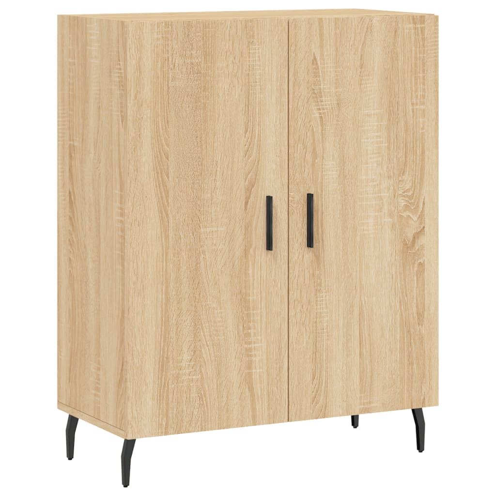 vidaXL Highboard Sonoma Oak 69.5x34x180 cm Engineered Wood