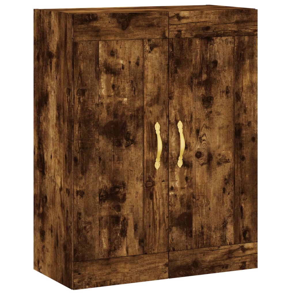 Highboard Smoked Oak 69,5x34x180 cm Engineered Wood