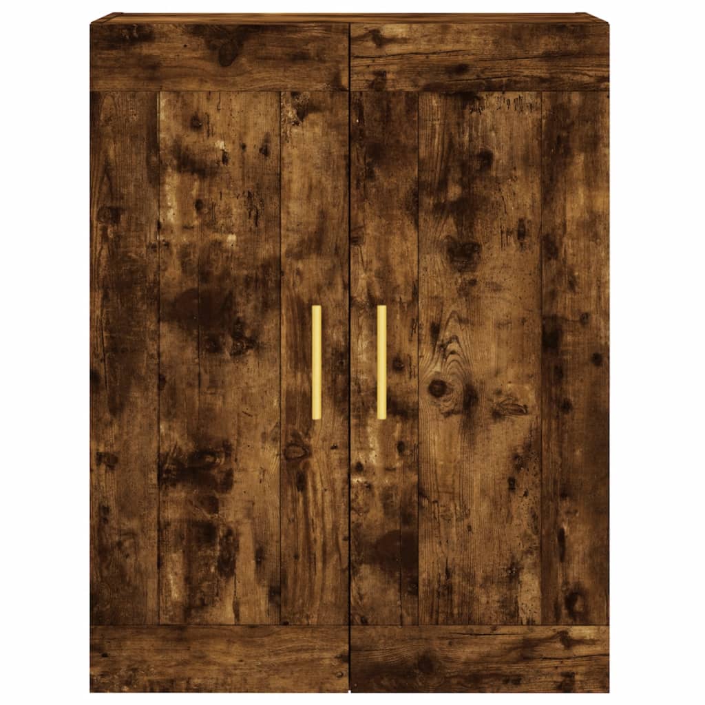 Highboard Smoked Oak 69,5x34x180 cm Engineered Wood