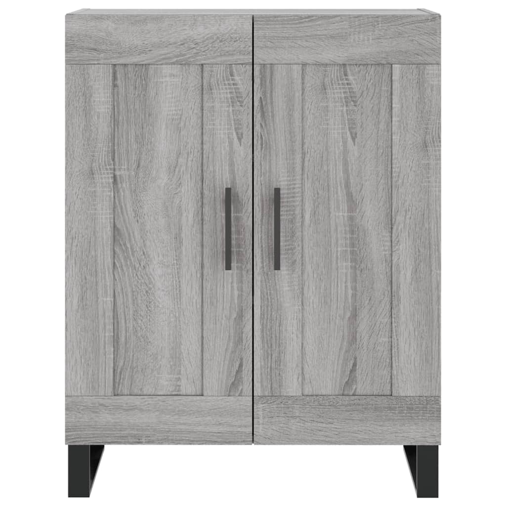 vidaXL Highboard Grey Sonoma 69.5x34x180 cm Engineered Wood