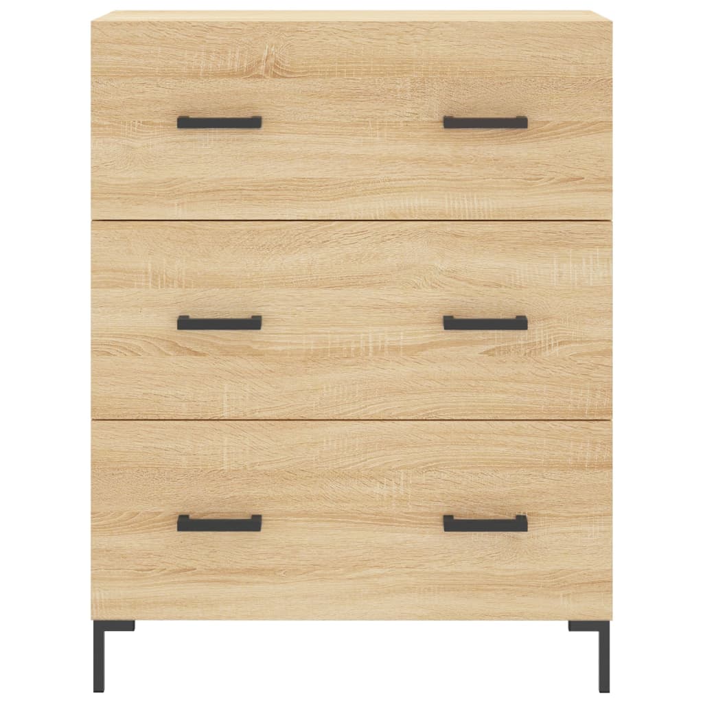 Highboard Sonoma Oak 69,5x34x180 cm Engineered Wood