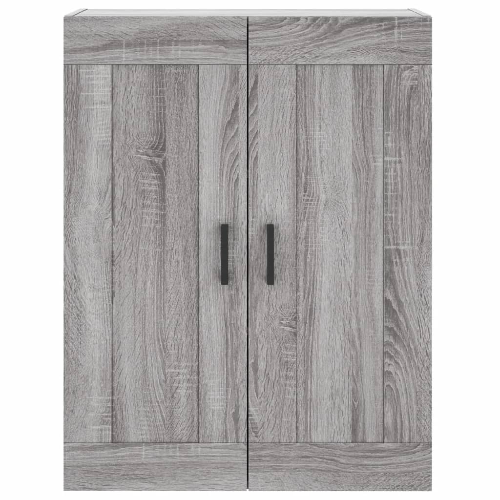 Highboard Grey Sonoma 69,5x34x180 cm Engineered Wood