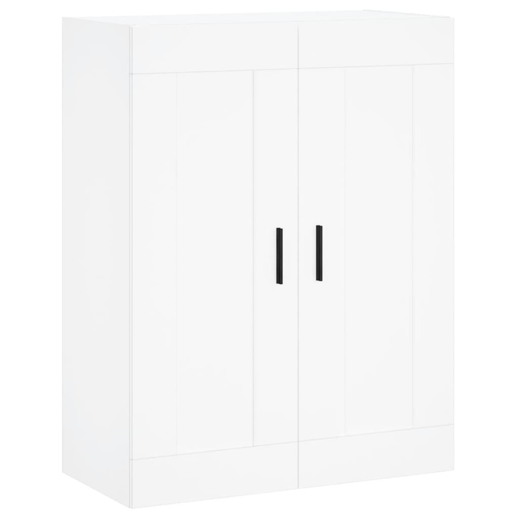 Highboard White 69,5x34x180 cm Engineered Wood