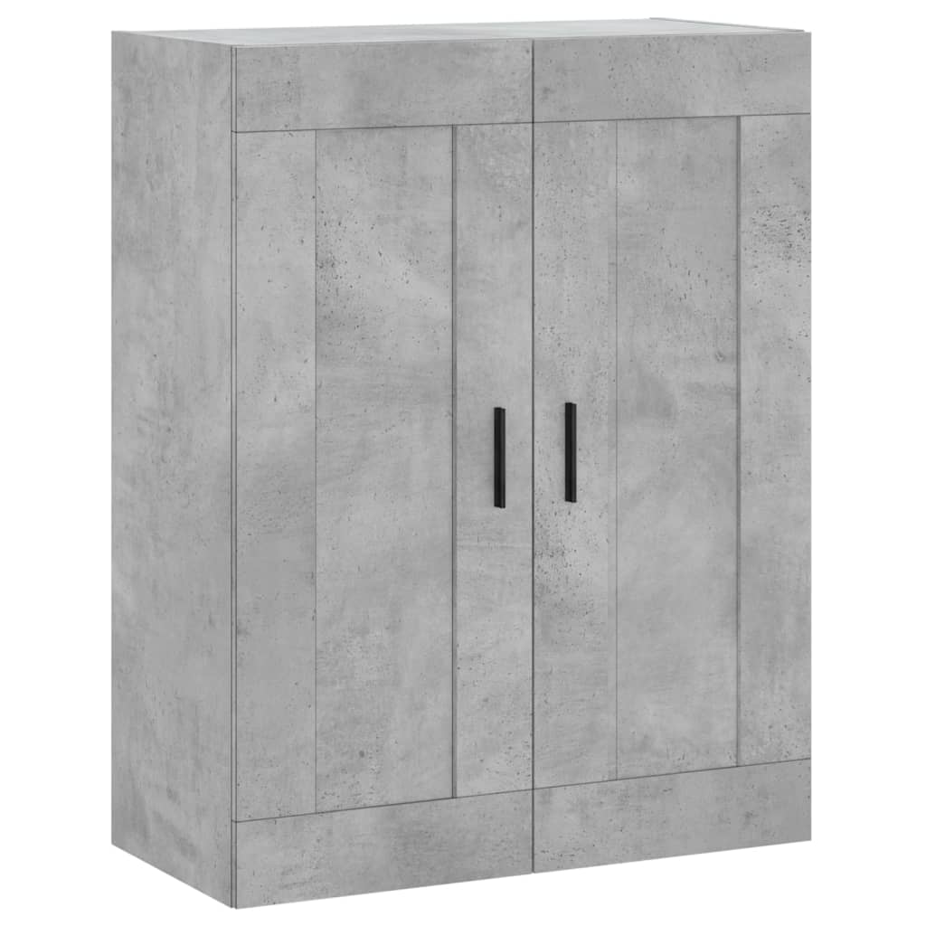 Highboard Concrete Grey 69,5x34x180 cm Engineered Wood