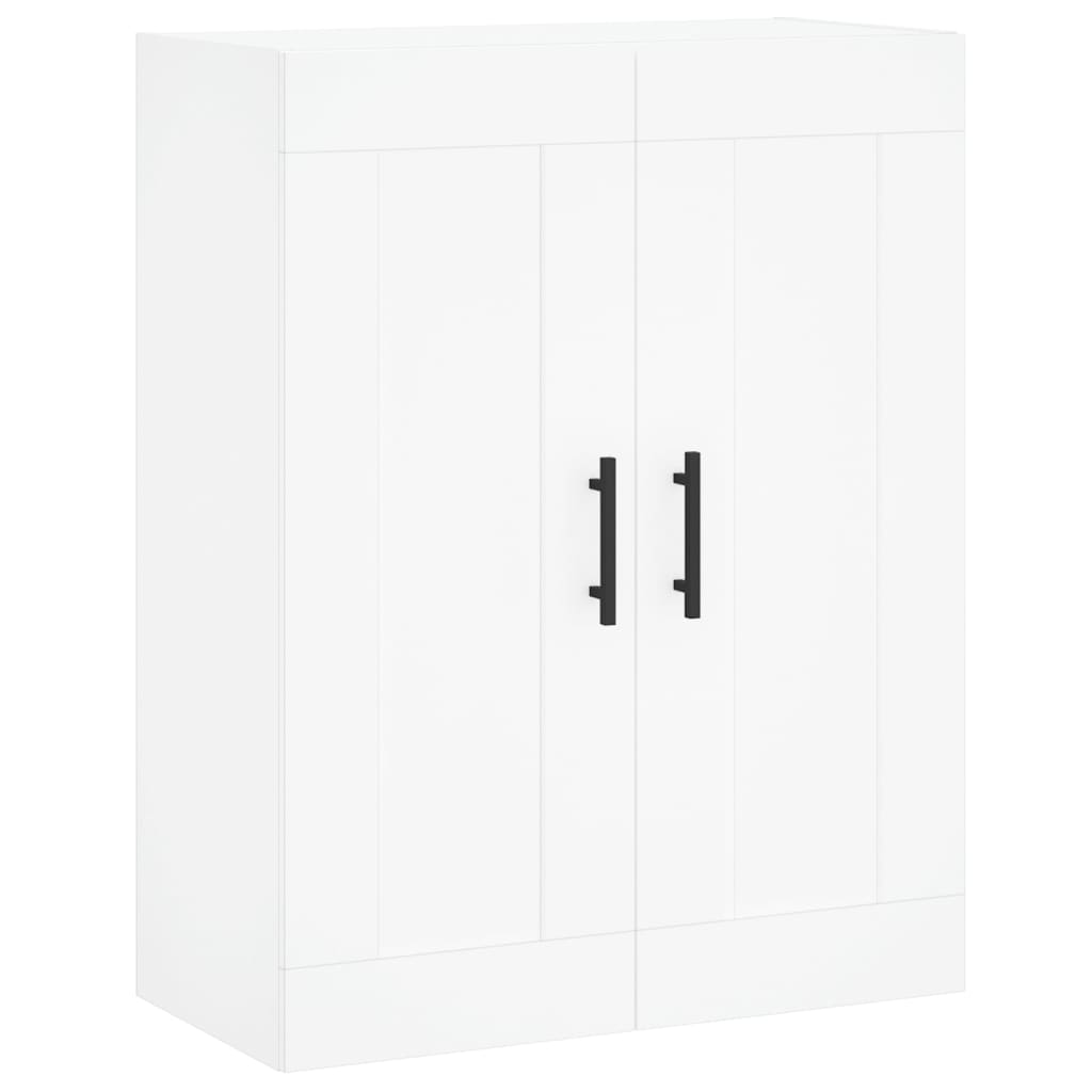 Highboard White 69,5x34x180 cm Engineered Wood