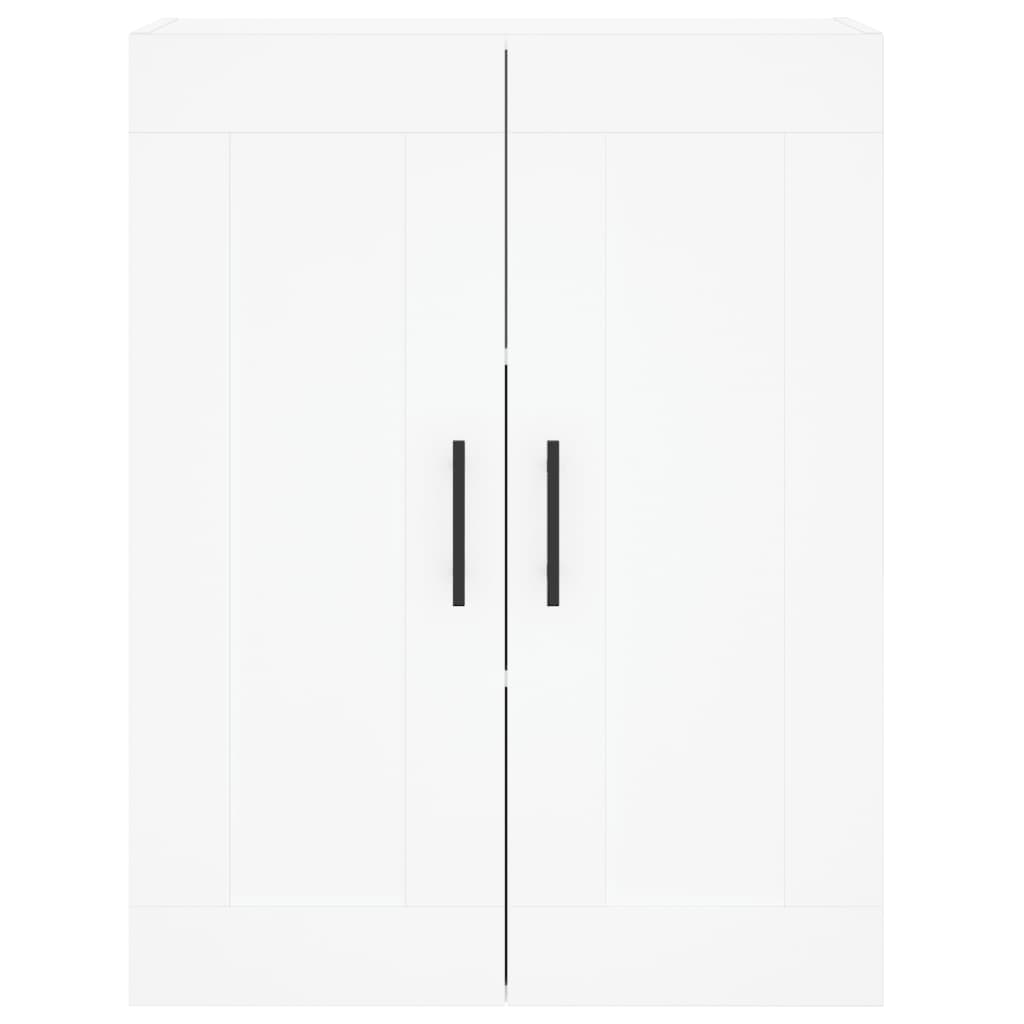Highboard White 69,5x34x180 cm Engineered Wood