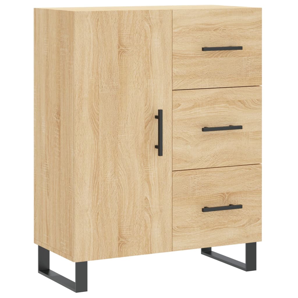 Highboard Sonoma Oak 69,5x34x180 cm Engineered Wood