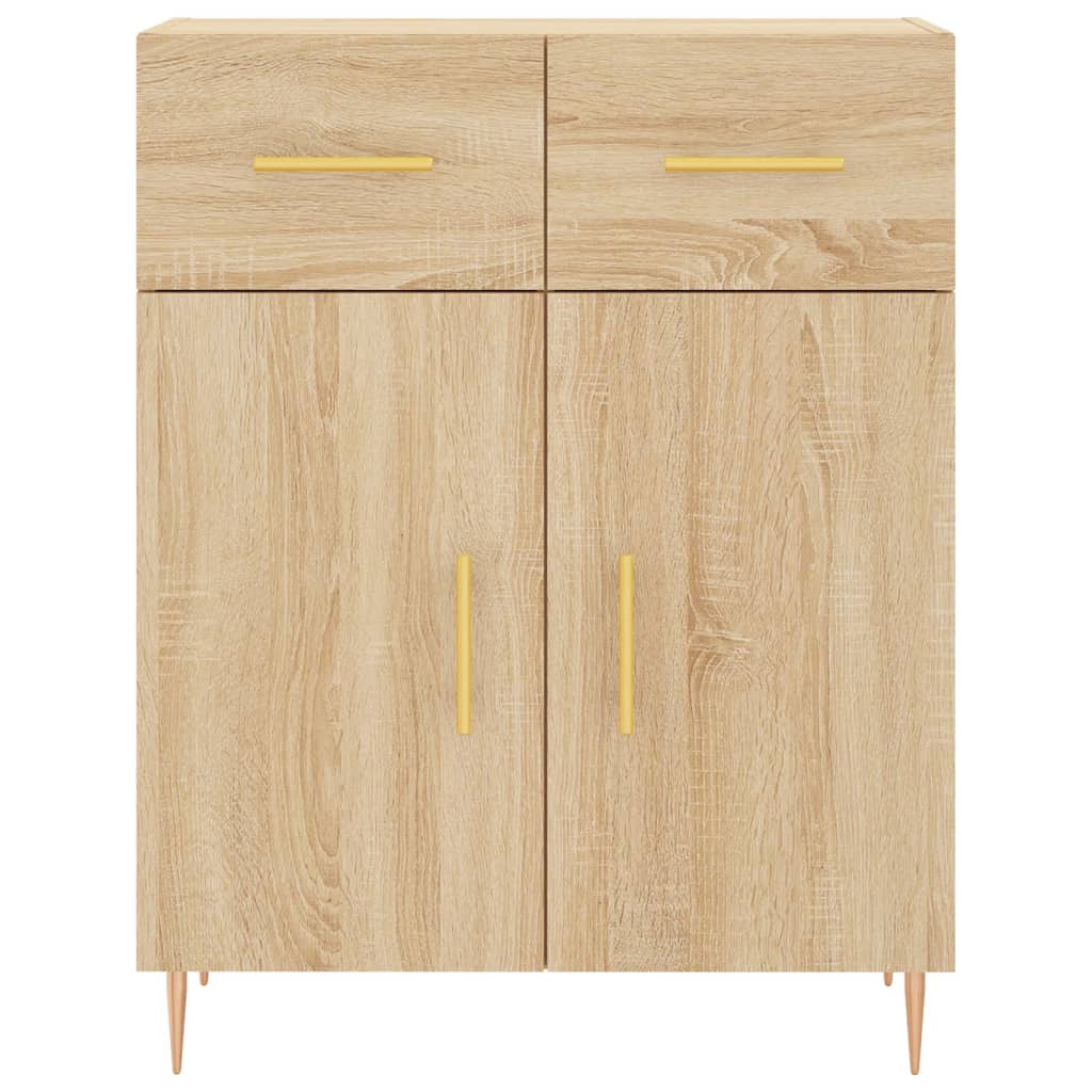 Highboard Sonoma Oak 69,5x34x180 cm Engineered Wood