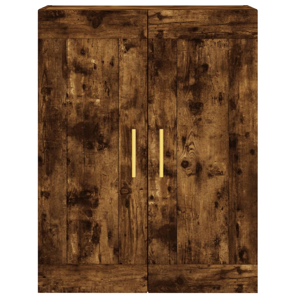 Highboard Smoked Oak 69,5x34x180 cm Engineered Wood