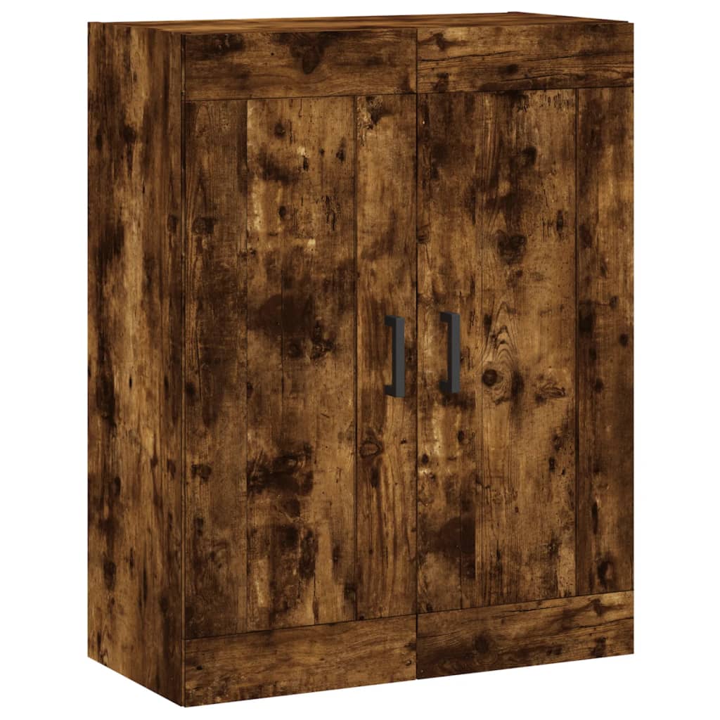 Highboard Smoked Oak 69,5x34x180 cm Engineered Wood