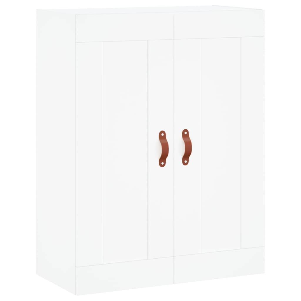 Highboard White 69,5x34x180 cm Engineered Wood