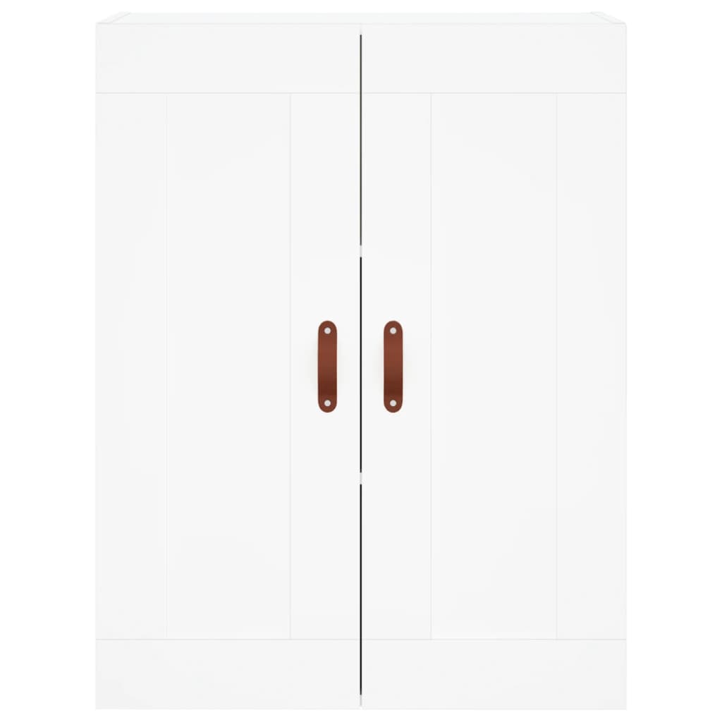 Highboard White 69,5x34x180 cm Engineered Wood