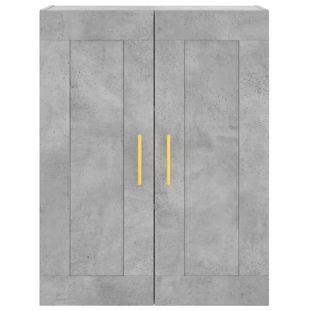 Highboard Concrete Grey 69,5x34x180 cm Engineered Wood