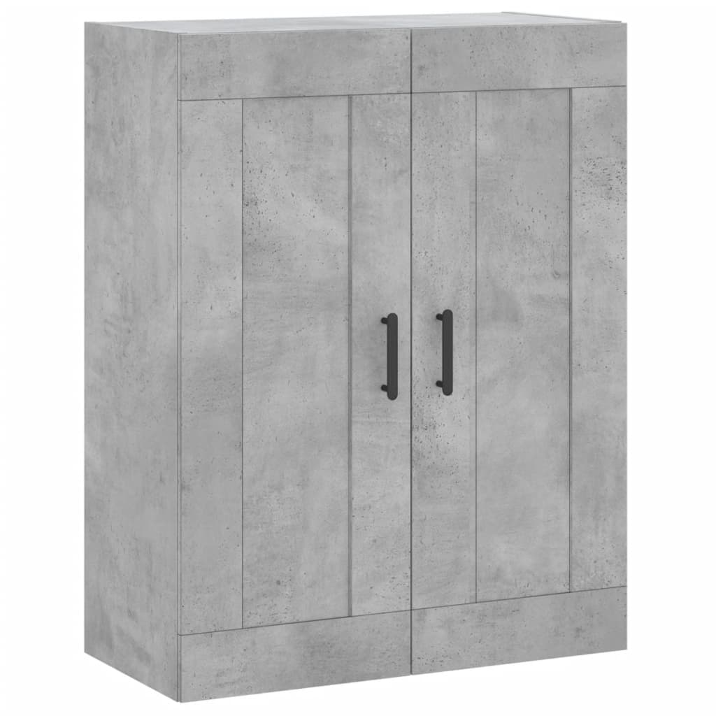 vidaXL Highboard Concrete Grey 69.5x34x180 cm Engineered Wood