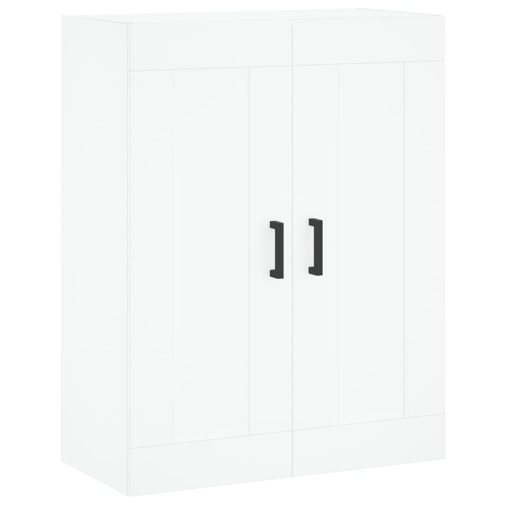 Highboard White 69,5x34x180 cm Engineered Wood