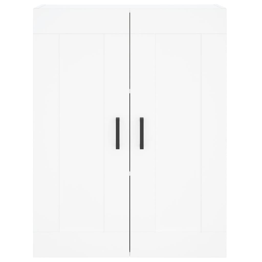 Highboard White 69,5x34x180 cm Engineered Wood