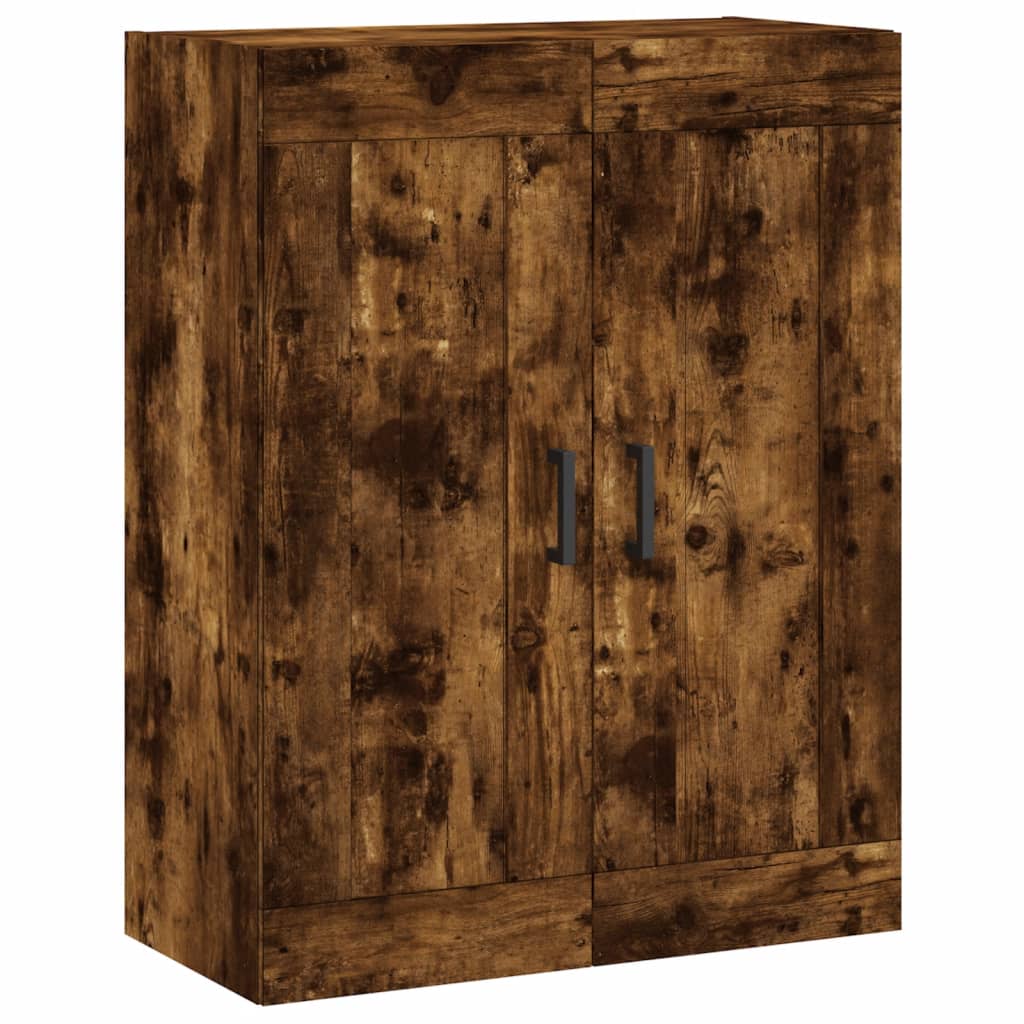 Highboard Smoked Oak 69.5x34x180 cm Engineered Wood