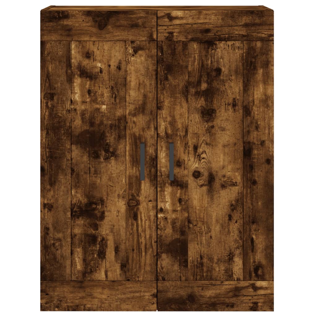 Highboard Smoked Oak 69.5x34x180 cm Engineered Wood