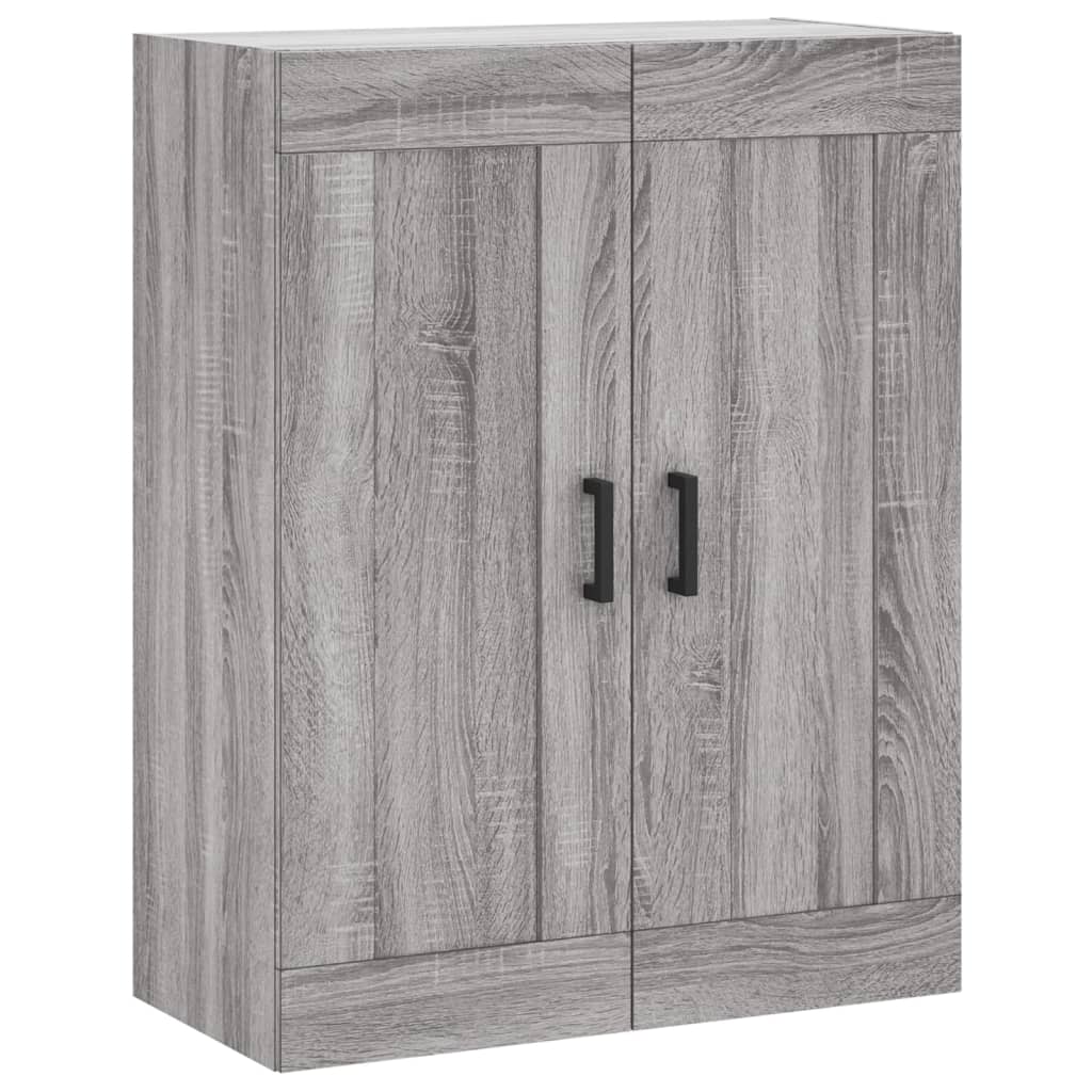 Highboard Grey Sonoma 69,5x34x180 cm Engineered Wood