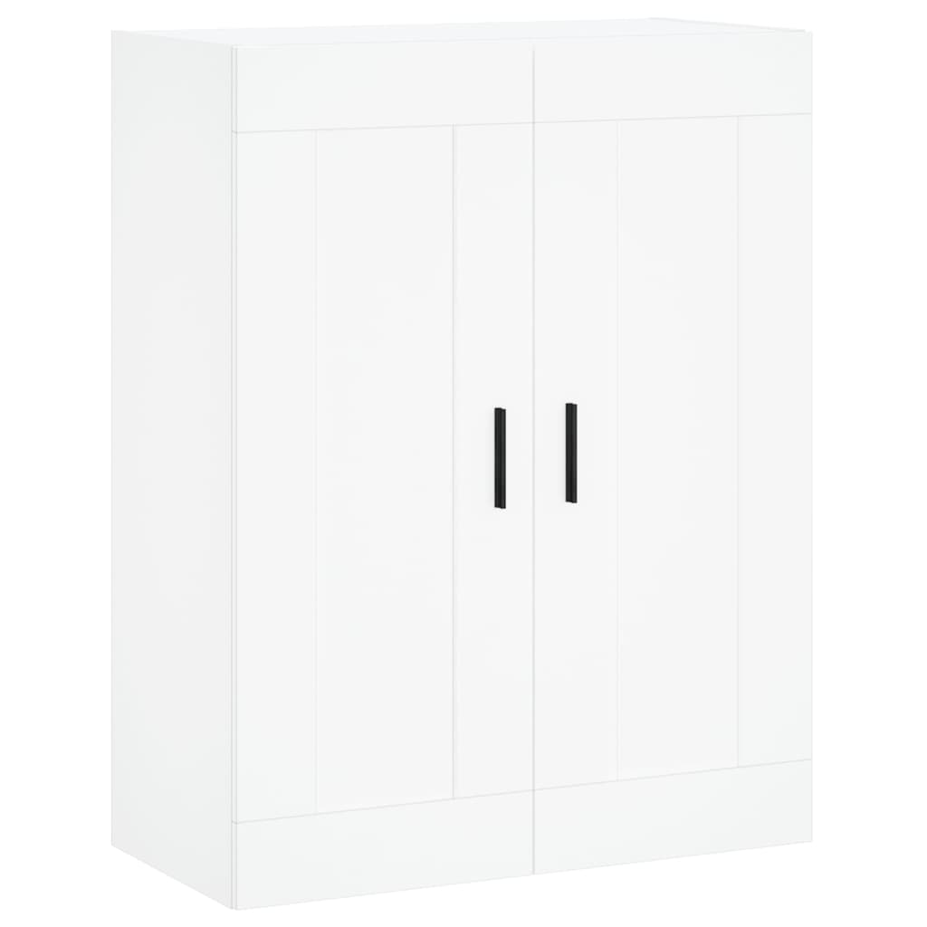 Highboard White 69,5x34x180 cm Engineered Wood