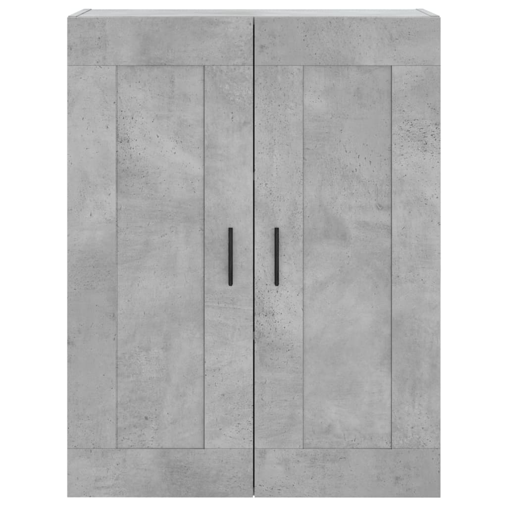 Highboard Concrete Grey 69,5x34x180 cm Engineered Wood