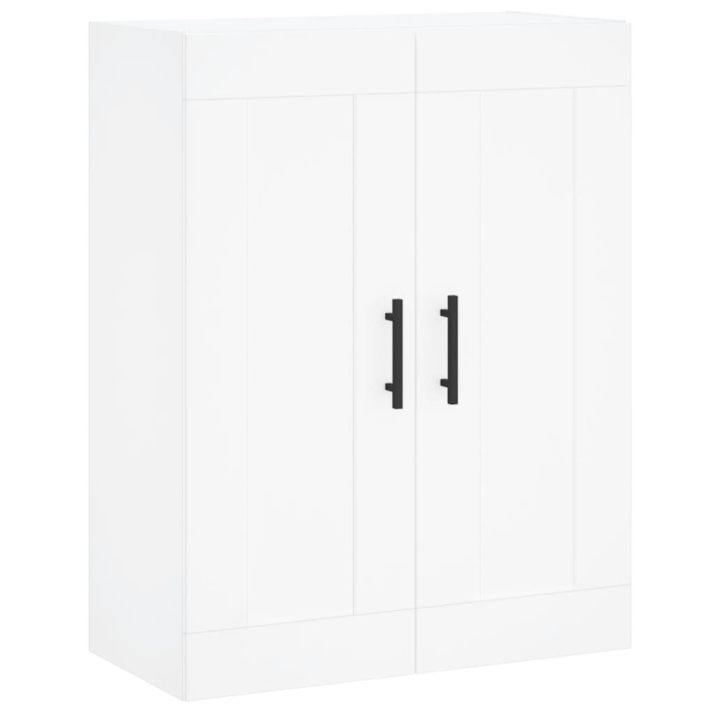 Highboard White 69,5x34x180 cm Engineered Wood