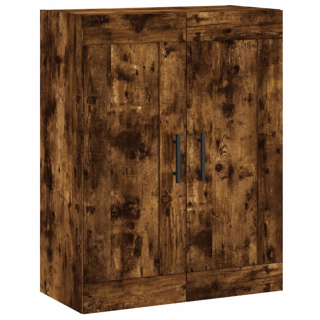 Highboard Smoked Oak 69,5x34x180 cm Engineered Wood