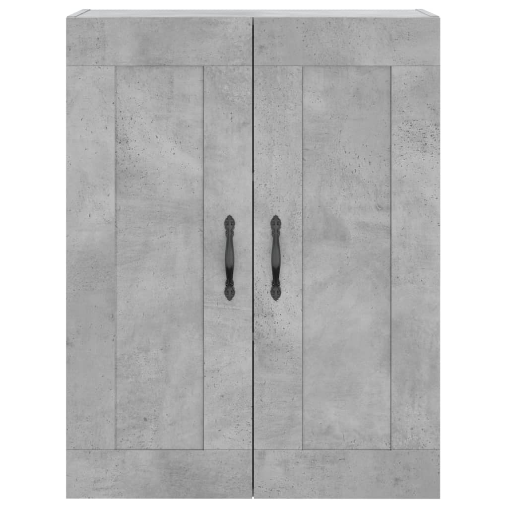 Highboard Concrete Grey 69,5x34x180 cm Engineered Wood