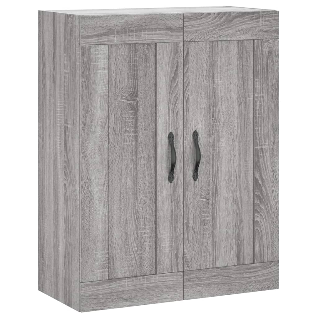 Highboard Grey Sonoma 69,5x34x180 cm Engineered Wood