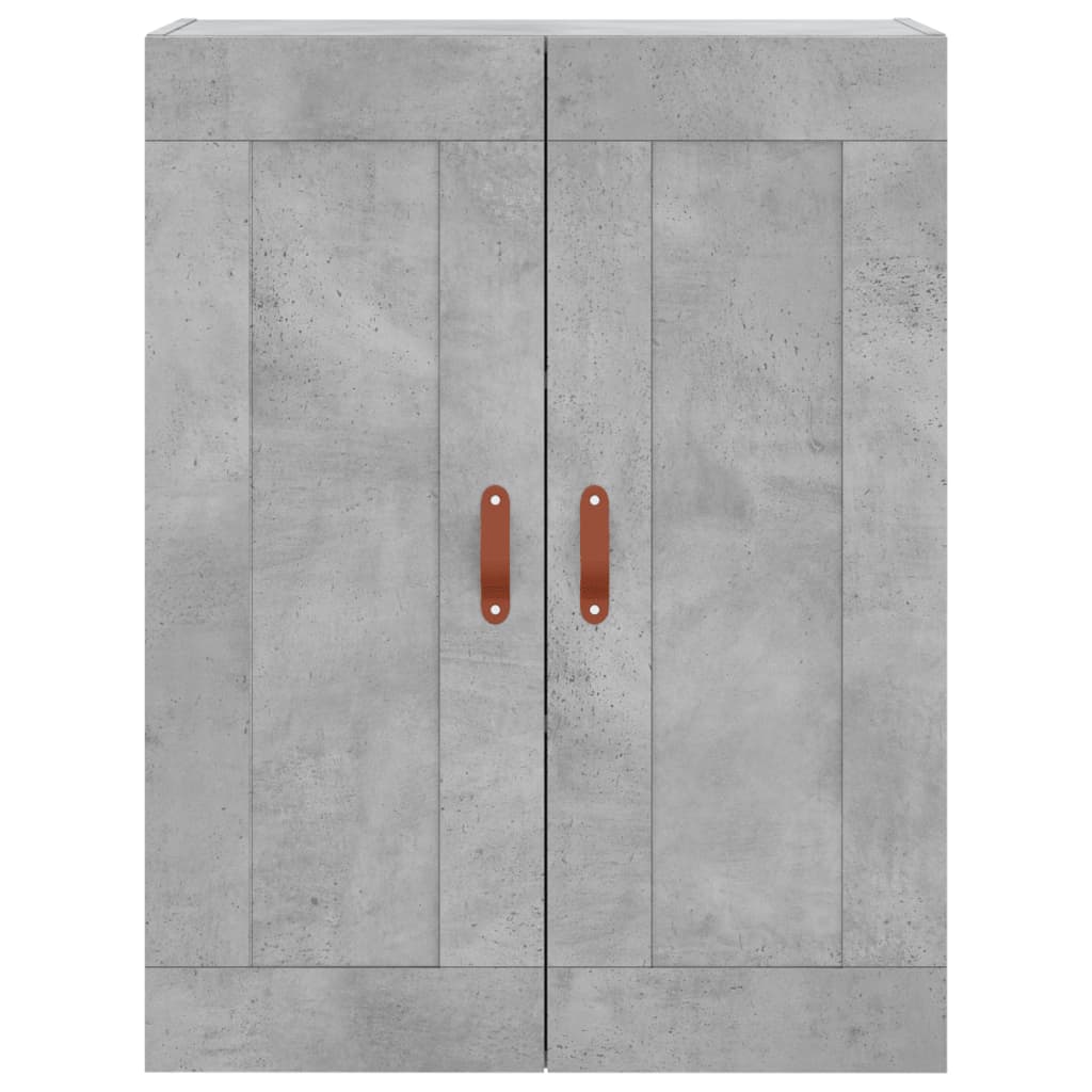 Highboard Concrete Grey 69,5x34x180 cm Engineered Wood