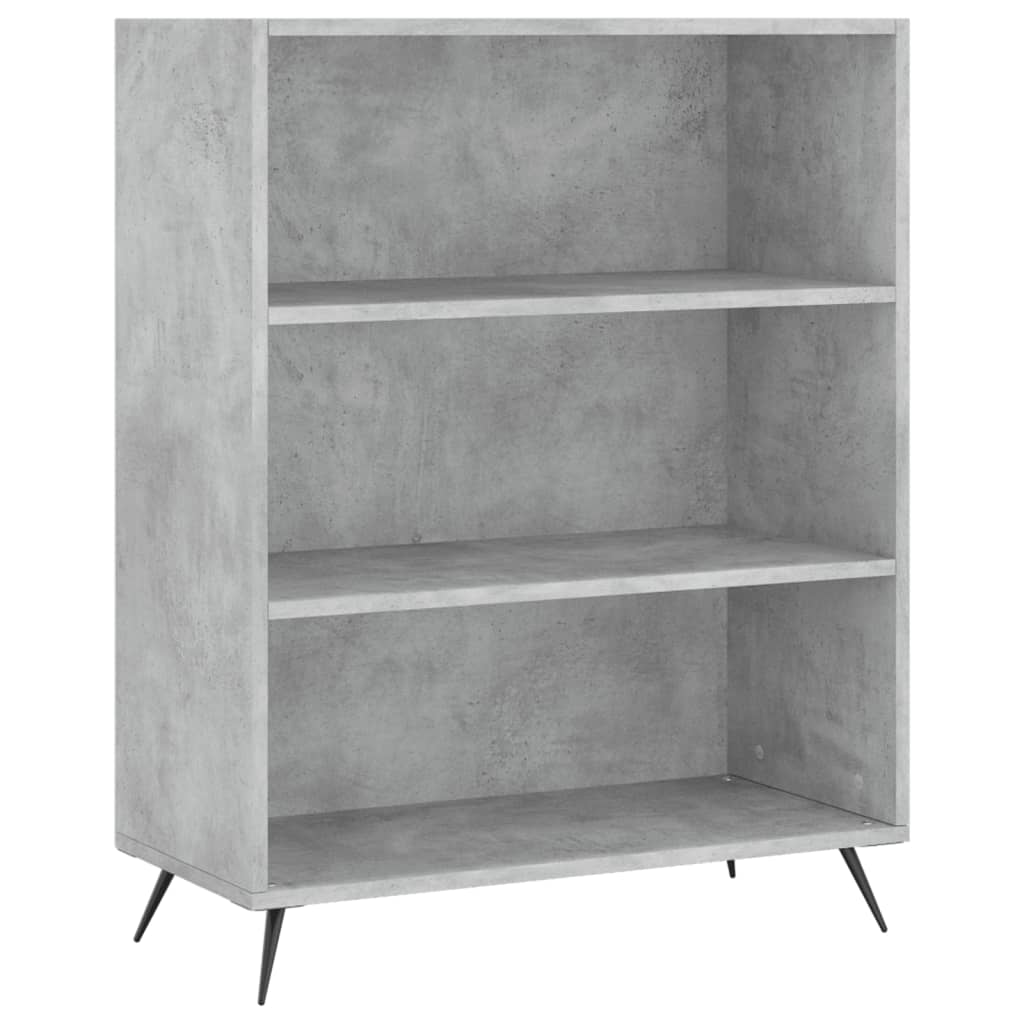Highboard Concrete Grey 69,5x34x180 cm Engineered Wood