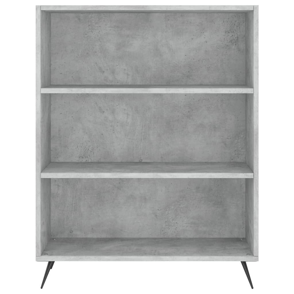 Highboard Concrete Grey 69,5x34x180 cm Engineered Wood