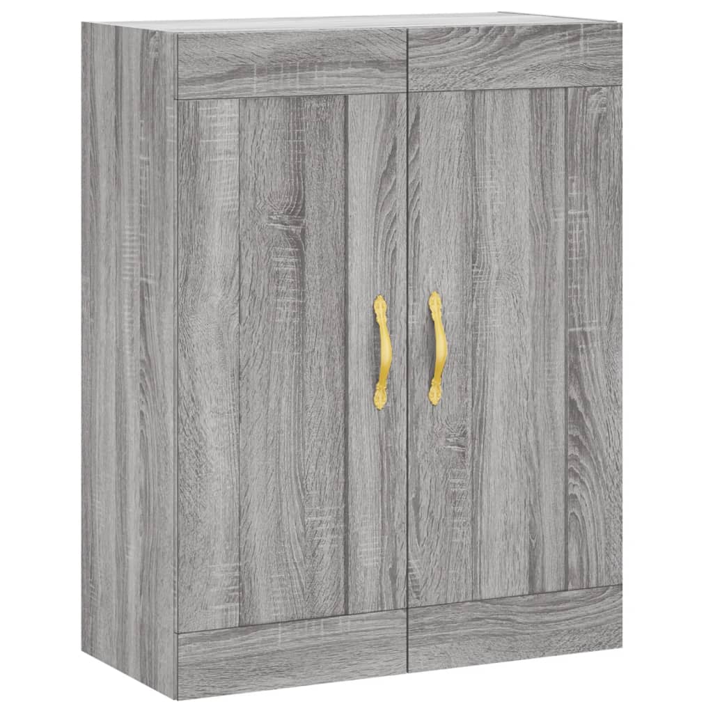 Highboard Grey Sonoma 69,5x34x180 cm Engineered Wood
