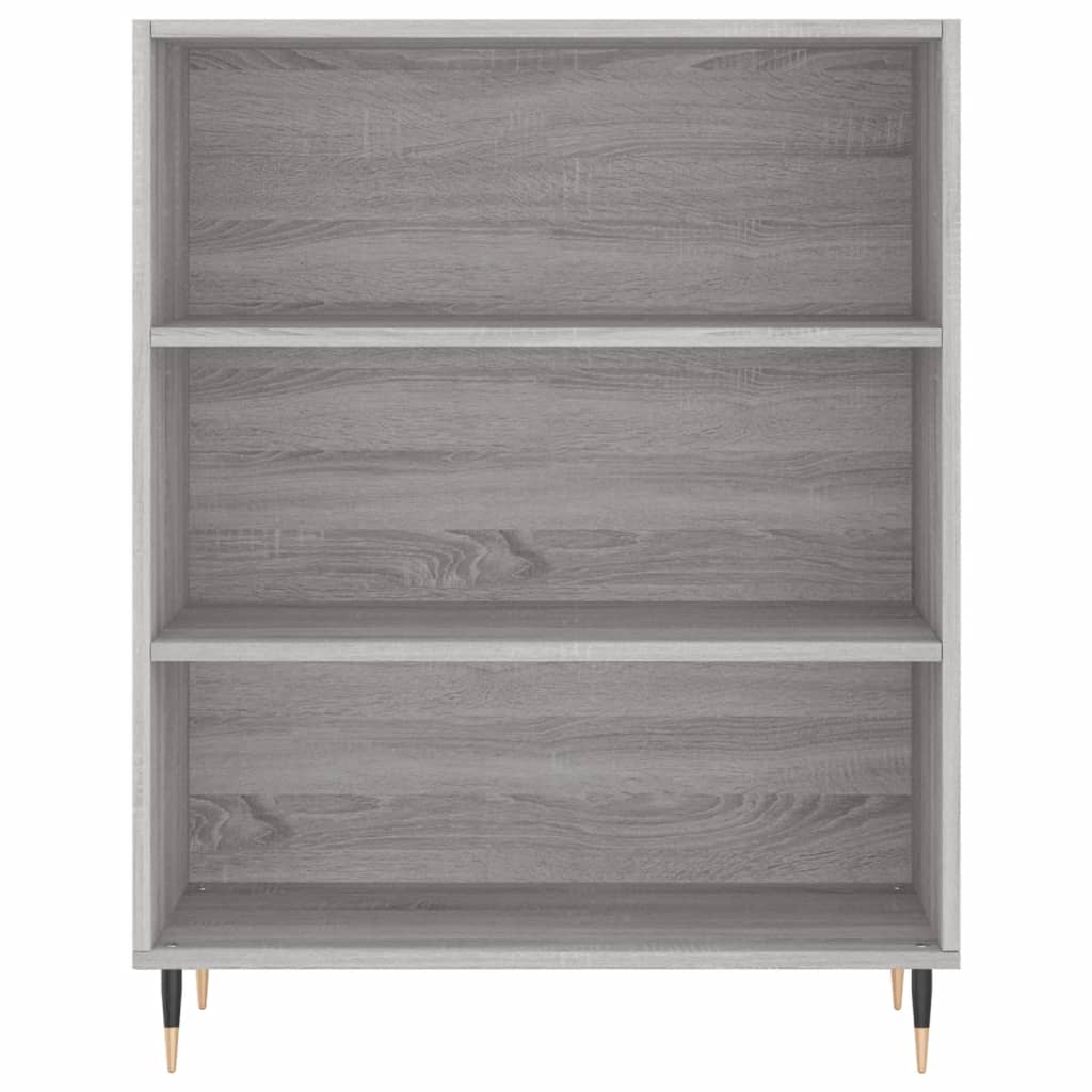 Highboard Grey Sonoma 69,5x34x180 cm Engineered Wood
