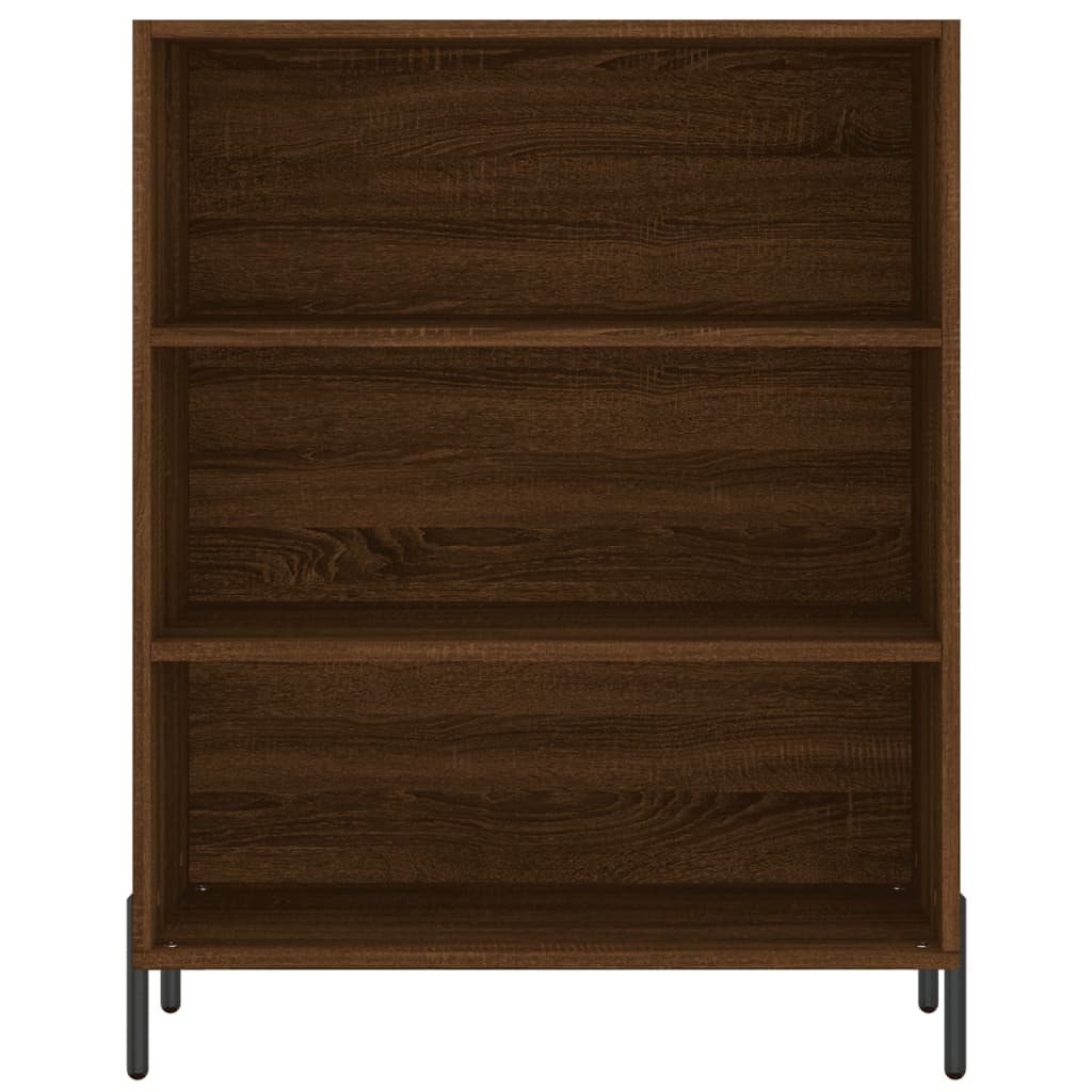 vidaXL Highboard Brown Oak 69.5x34x180 cm Engineered Wood