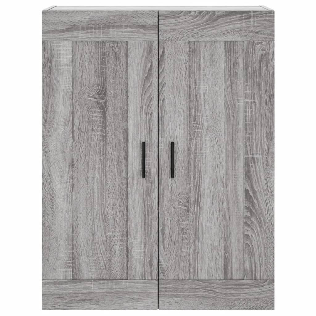 vidaXL Highboard Grey Sonoma 69.5x34x180 cm Engineered Wood