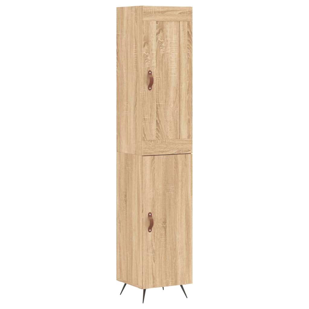 Highboard Sonoma Oak 34.5x34x180 cm Engineered Wood