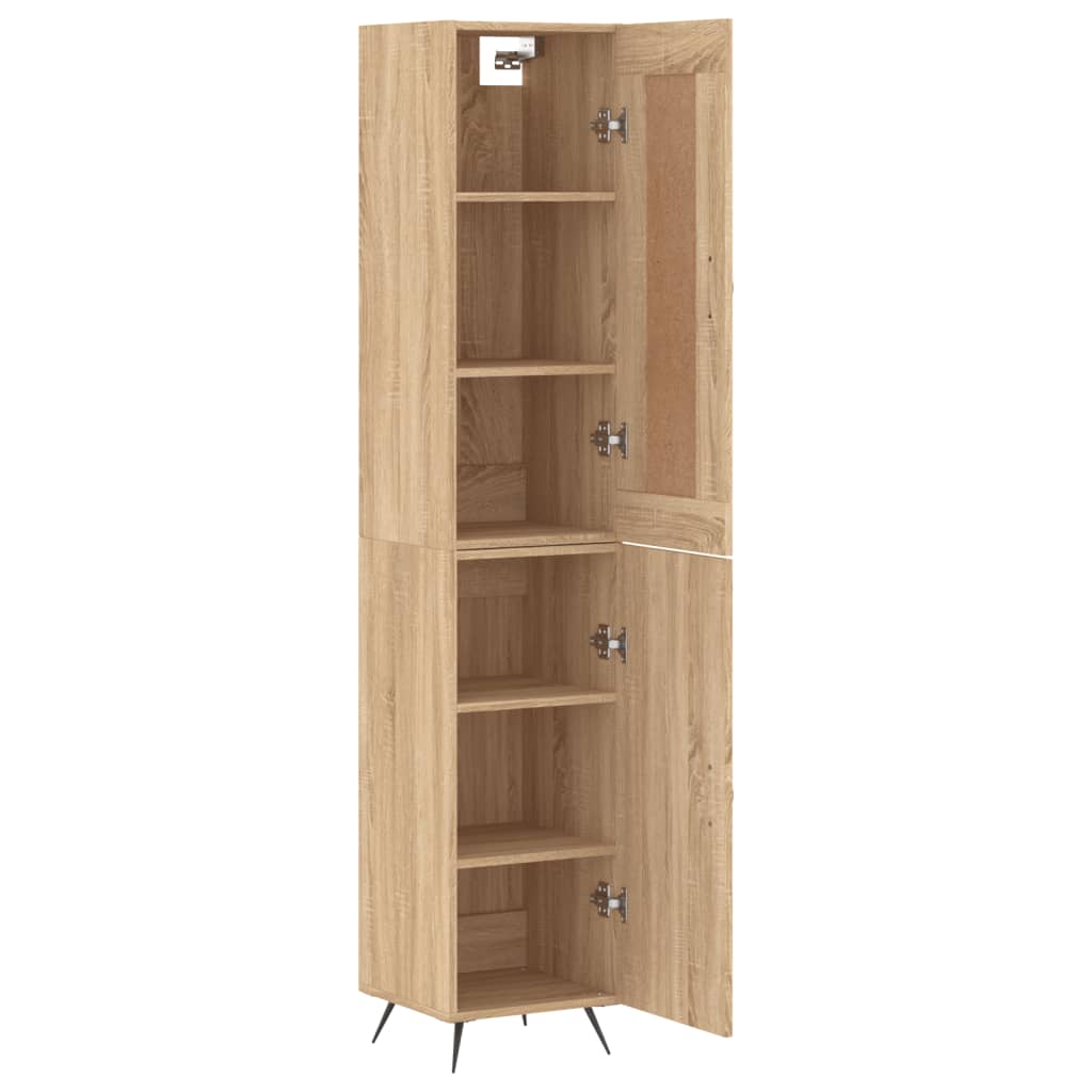 Highboard Sonoma Oak 34.5x34x180 cm Engineered Wood