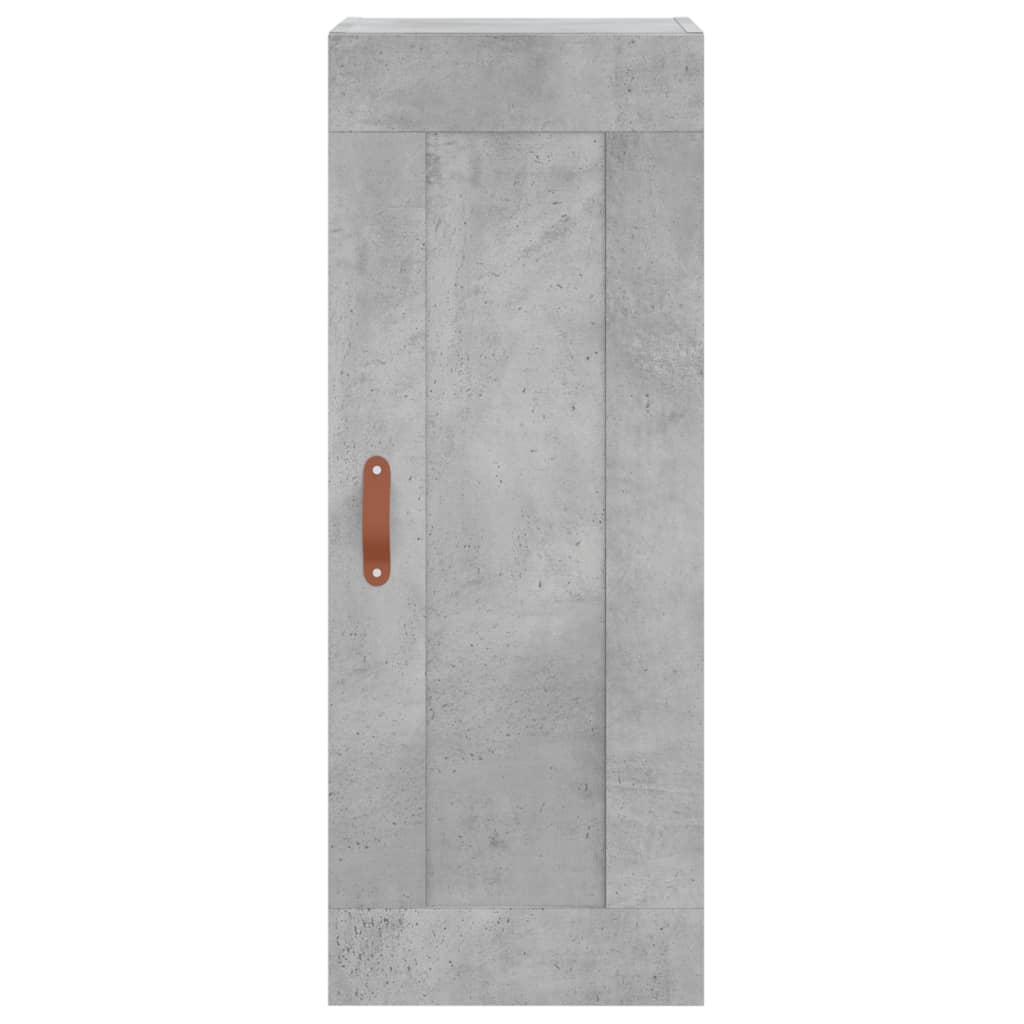 Highboard Concrete Grey 34,5x34x180 cm Engineered Wood