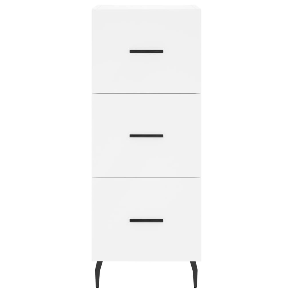 vidaXL Highboard White 34.5x34x180 cm Engineered Wood
