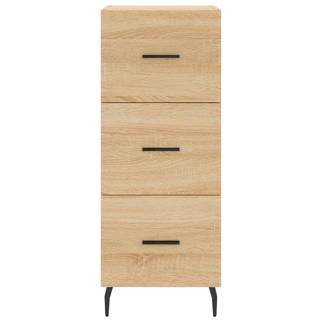 vidaXL Highboard Sonoma Oak 34.5x34x180 cm Engineered Wood