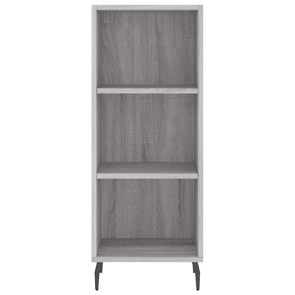 Highboard Grey Sonoma 34,5x34x180 cm Engineered Wood