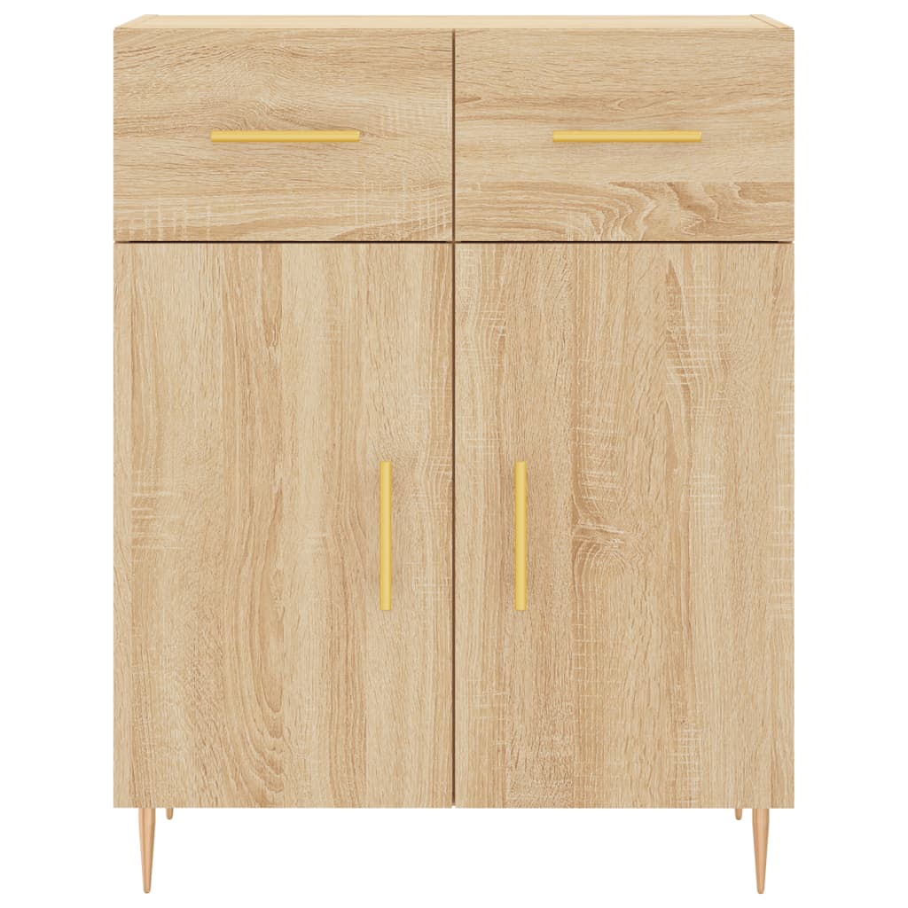 Highboard Sonoma Oak 69,5x34x180 cm Engineered Wood